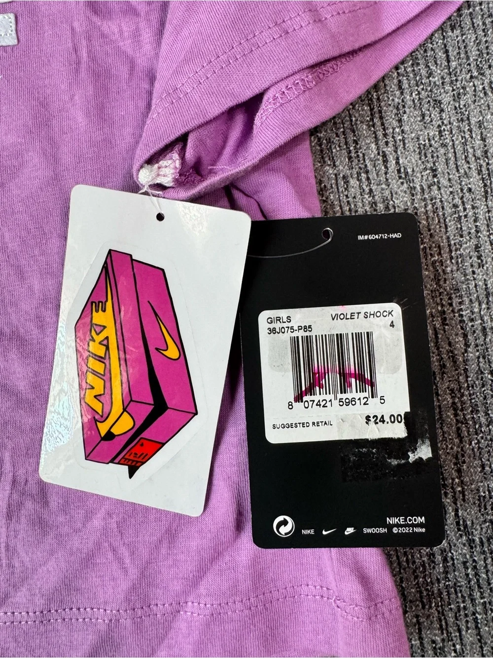 Nike Short Sleeve Tee (Girl)